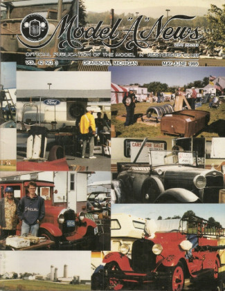 MODEL A NEWS 1995 MAY - SPOKE WHEELS, HEADLAMP DESIGN, SPLIT SLEEVE VALVE